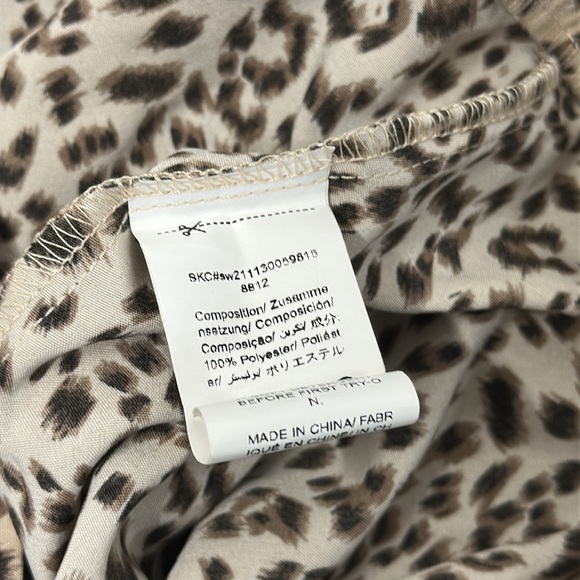 SHEIN Leopard Print High-Waisted Flowy Pants – Size M - Picture 9 of 10